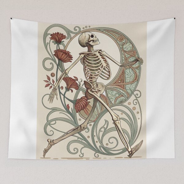 Item preview, Art Nouveau Skeleton designed and sold by Mark and Heather.