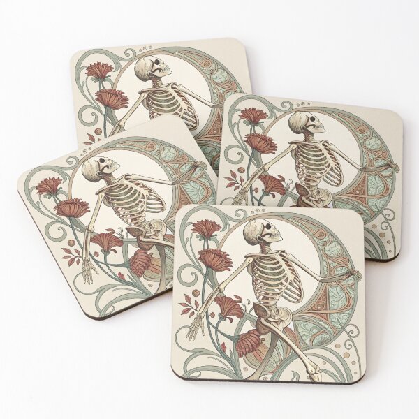Item preview, Art Nouveau Skeleton designed and sold by Mark and Heather.
