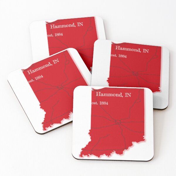 Item preview, Hammond, IN [Red] designed and sold by PhilbonianDezin.