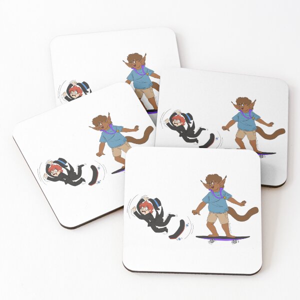 Item preview, serious baby and Jerry cat skateboarding and longboarding cruising original designed and sold by Beachback.