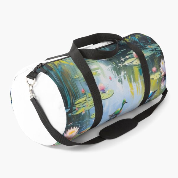 Item preview, Serene Pond with Exotic Birds Impressionism designed and sold by Max Store.