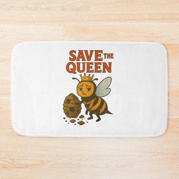 Item preview, Save the Queen – Sad Bee with Broken Hive designed and sold by Lacritsa .