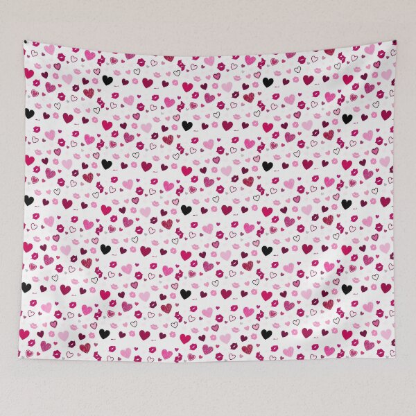 Item preview, hearts and kisses designed and sold by pksart1.