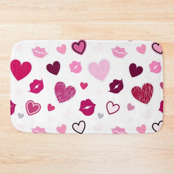 Item preview, heart and kisses pattern designed and sold by pksart1.
