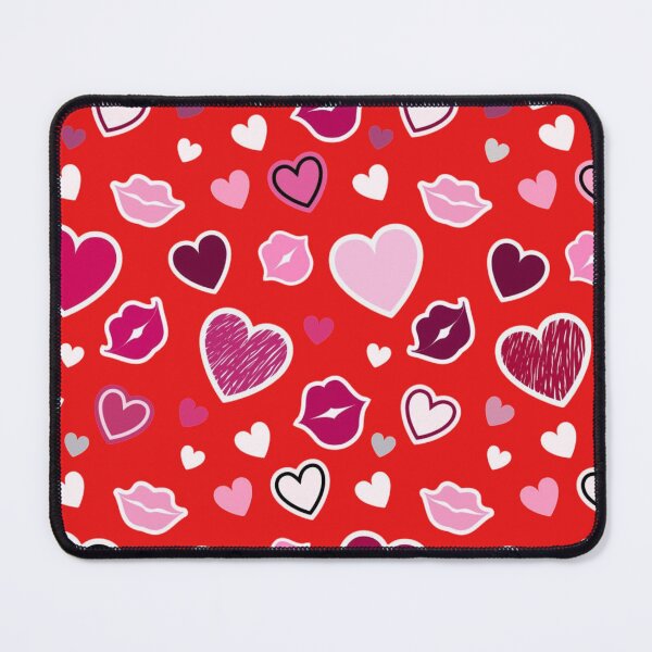 Item preview, heart and kisses pattern designed and sold by pksart1.