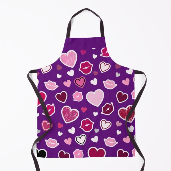 Item preview, heart and kisses pattern designed and sold by pksart1.