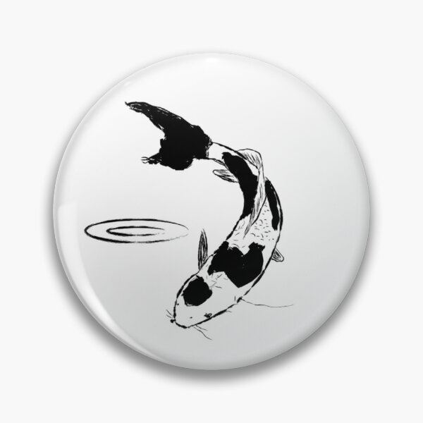 Item preview, Sumi style Koi designed and sold by RoydonRoadTees.