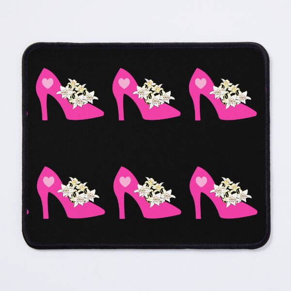 Item preview, High heels lover pink heels shoe collector lily flower lover designed and sold by Artstastic.