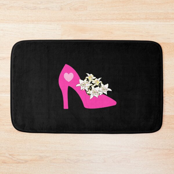 Item preview, High heels lover pink heels shoe collector lily flower lover designed and sold by Artstastic.