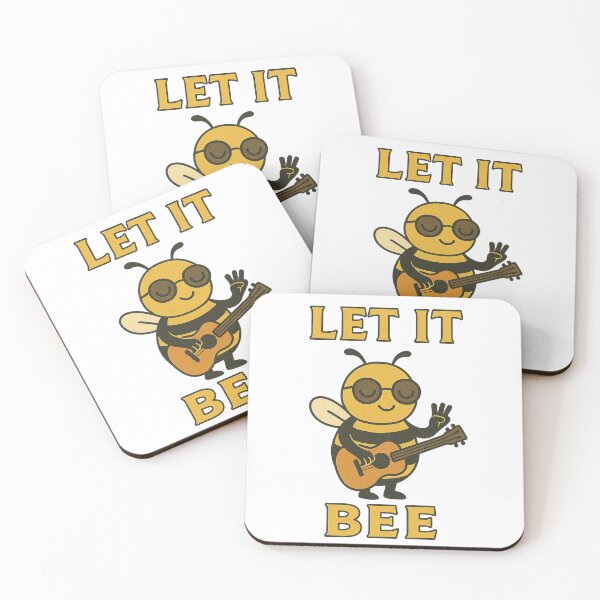Item preview, Let It Bee – Groovy Bee Playing Guitar designed and sold by Lacritsa .