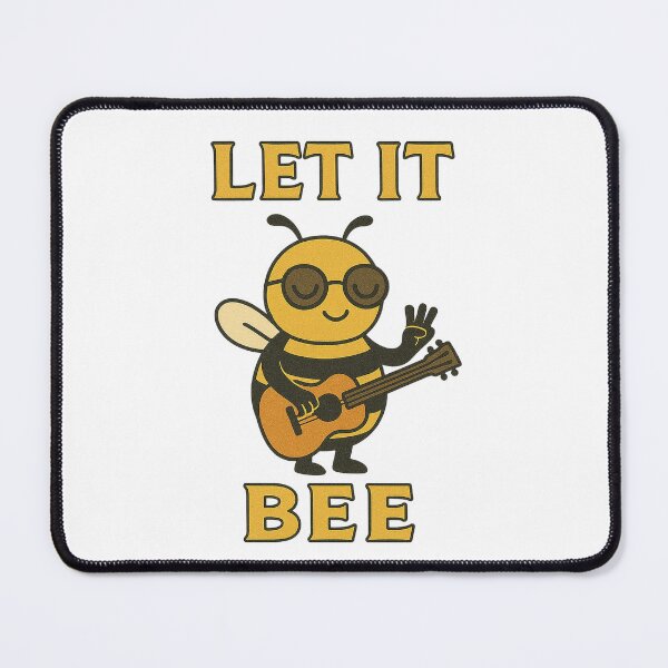 Item preview, Let It Bee – Groovy Bee Playing Guitar designed and sold by Lacritsa .