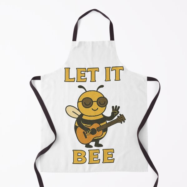 Item preview, Let It Bee – Groovy Bee Playing Guitar designed and sold by Lacritsa .