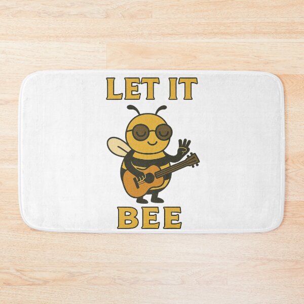 Item preview, Let It Bee – Groovy Bee Playing Guitar designed and sold by Lacritsa .
