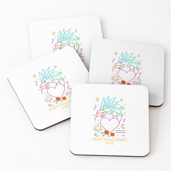 Item preview, “Quetzalcóatl Vive – Neon Spirit of the Ancient Serpent God” designed and sold by Aucia.