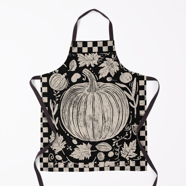 Item preview, Retro Linocut Pumpkin Vintage Fall Design designed and sold by Honominu.