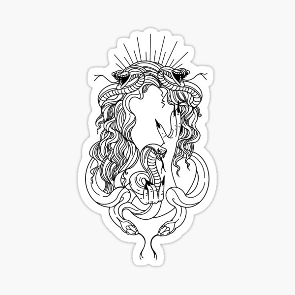 Item preview, Medusa sin rostro designed and sold by discocowgirl.