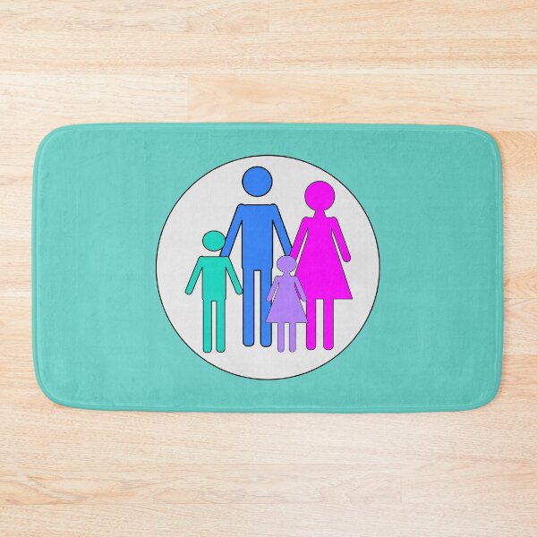 Item preview, Traditional Family, Colourful, Stencil Figures, Conservative, Symbolic  designed and sold by AASparksDesigns.