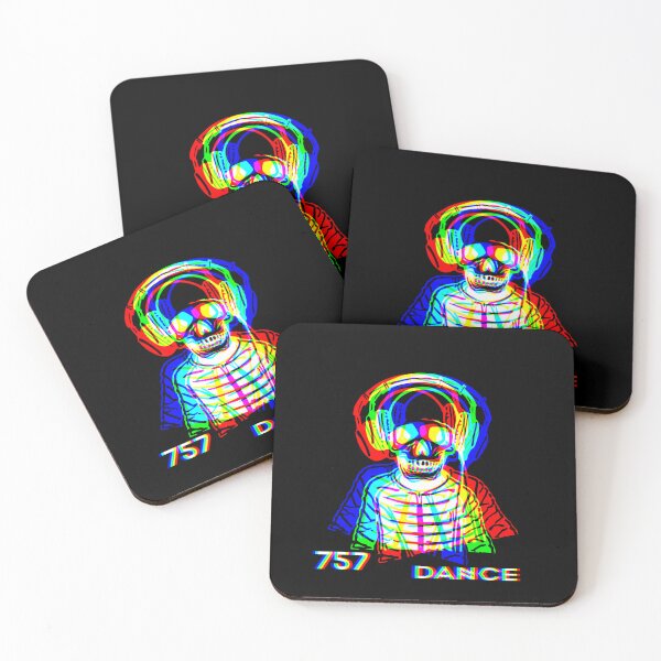 Item preview, DJ Skeleton - EDM graphic design designed and sold by MoeTiff.