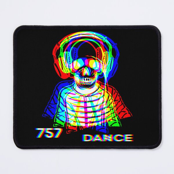 Item preview, DJ Skeleton - EDM graphic design designed and sold by MoeTiff.