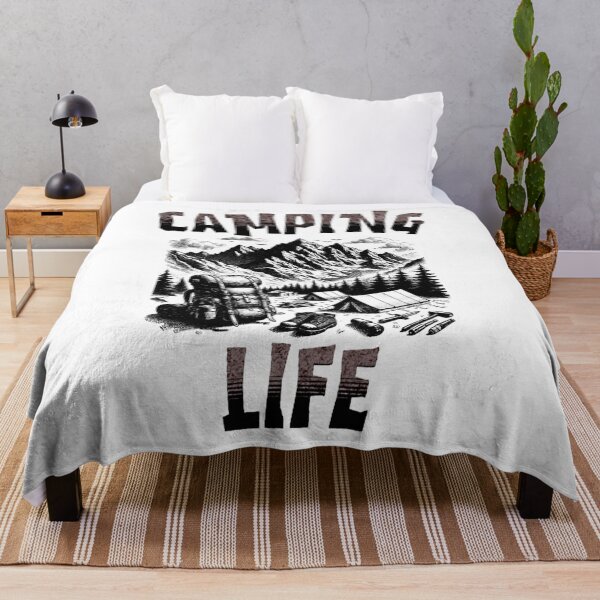 Item preview, Camping Life Hiking Graphic designed and sold by JoeZigns81.