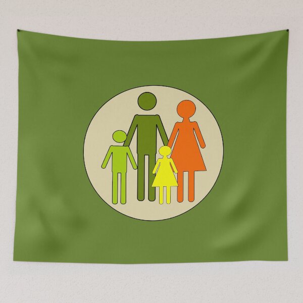 Item preview, Traditional Family, Stencil Figures, Symbolic, Conservative, Silhouette  designed and sold by AASparksDesigns.