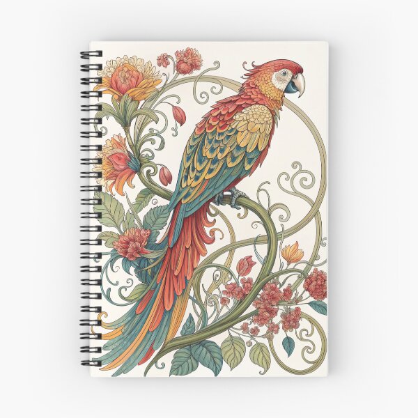 Item preview, Art Nouveau Parrot #1 designed and sold by Mark and Heather.