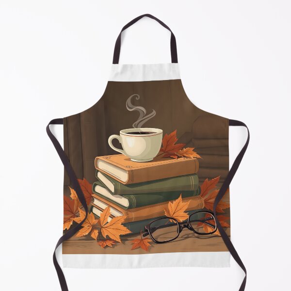 Item preview, Cozy Autumn Books and Coffee designed and sold by SimplyFolio.