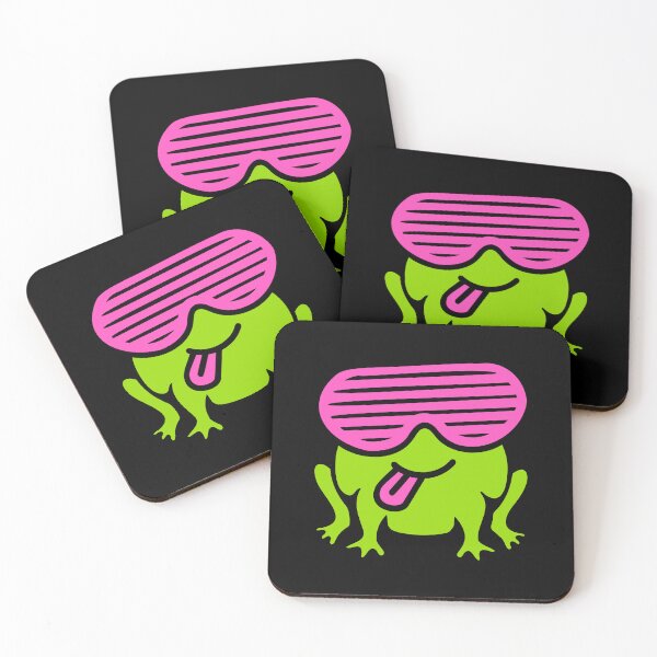 Item preview, Frog Party Sunglasses Slits Glasses Cool Funky Club Fun designed and sold by shirt-o-mat.