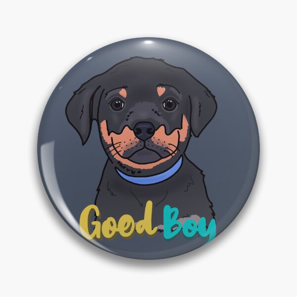 Item preview, Cute Rottweiler Puppy with "Goodboy" Text designed and sold by GAP90.