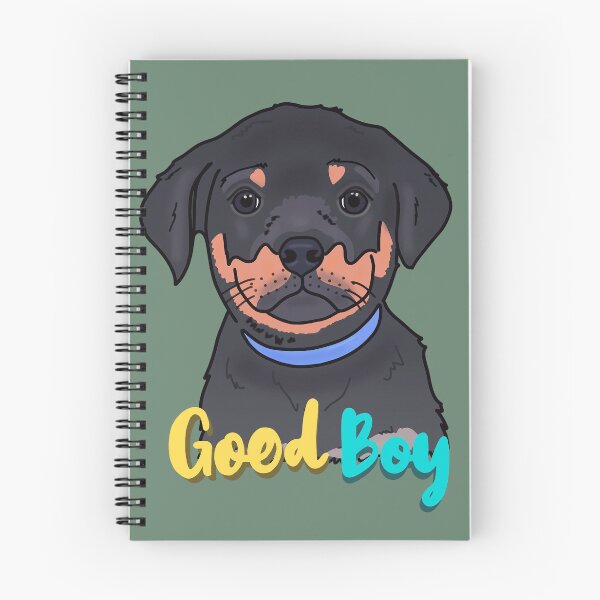Item preview, Cute Rottweiler Puppy with "Goodboy" Text designed and sold by GAP90.
