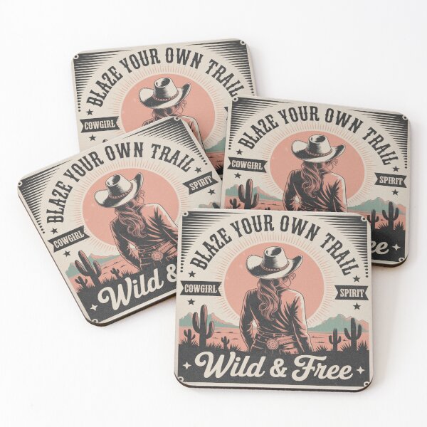 Item preview, Blaze Your Own Trail - Cowgirl Spirit designed and sold by theartfulaspie.