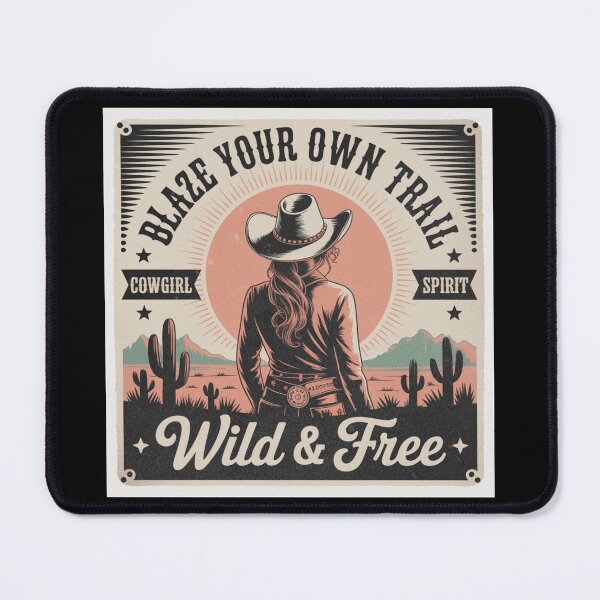 Item preview, Blaze Your Own Trail - Cowgirl Spirit designed and sold by theartfulaspie.