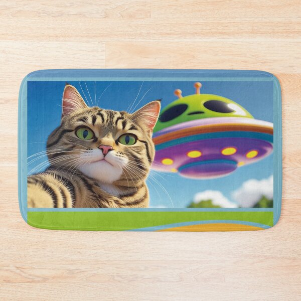 Item preview, Cat Selfie Ufo. #4 designed and sold by EunsooLee.