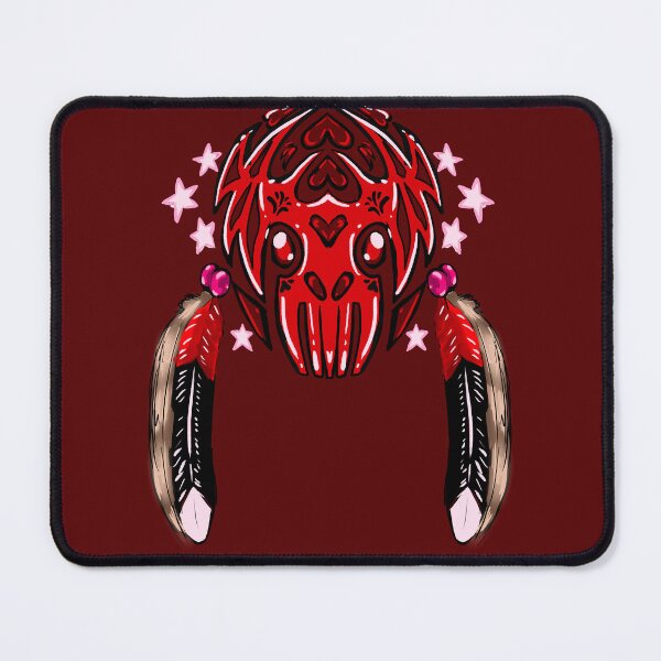 Item preview, Red love skull designed and sold by nekoandwolf1.