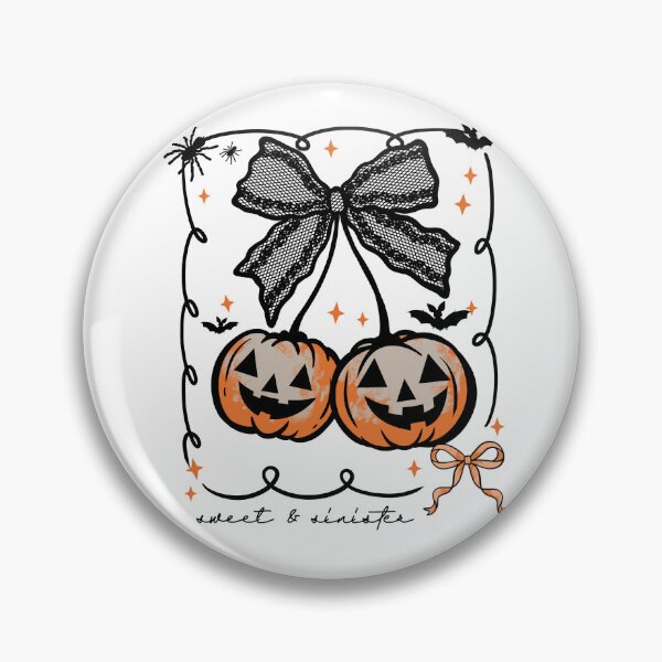 Item preview, Dark Coquette Fall Pumpkin Cherry Sweet & Sinister Girly Halloween designed and sold by darkskydelights.
