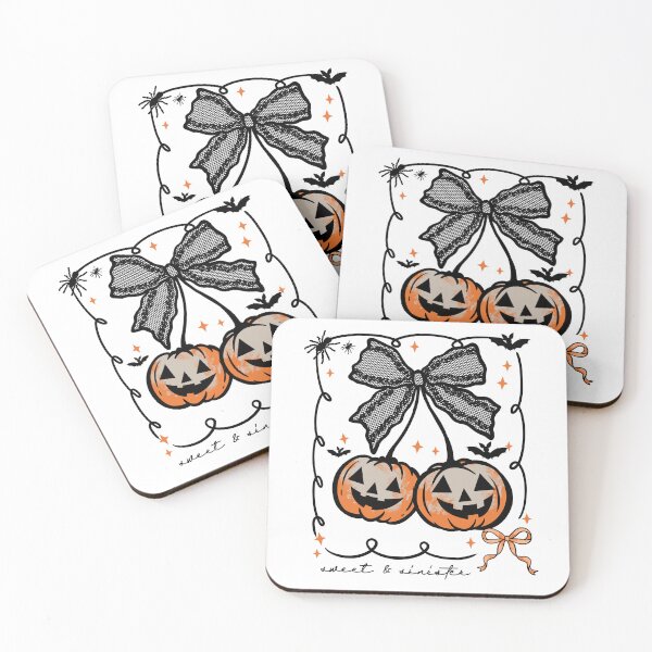Item preview, Dark Coquette Fall Pumpkin Cherry Sweet & Sinister Girly Halloween designed and sold by darkskydelights.