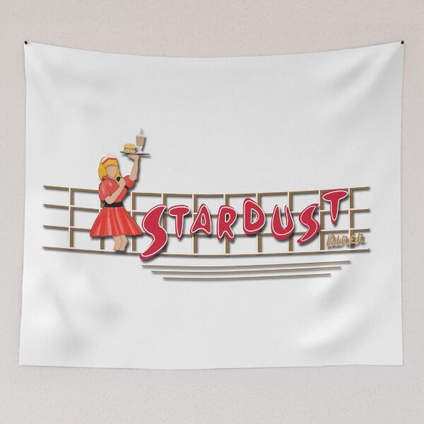Item preview, Stardust Diner – Retro NYC Fanart designed and sold by GirlFromBrazil.