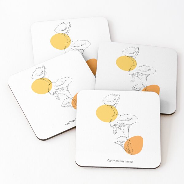 Item preview, Mushroom - Chanterelle - Yellow and orange designed and sold by Javotte Art / Gab Dessine.