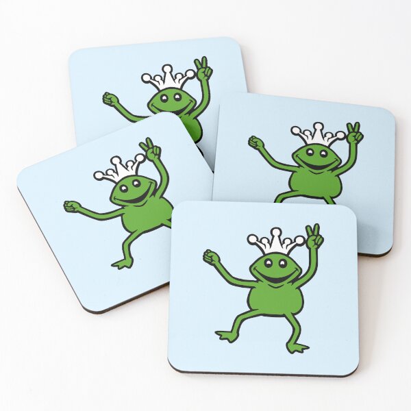 Item preview, Frog King Crown Peace Victory Hands Fairy Tales designed and sold by shirt-o-mat.