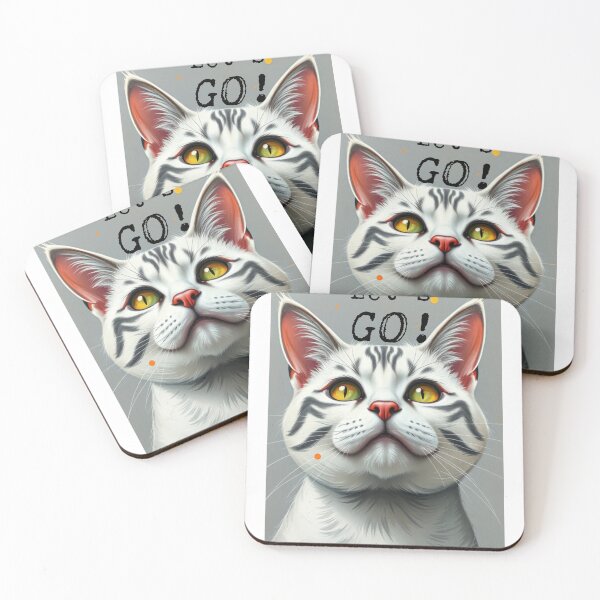 Item preview, Funny Cat Let's go Motivation for men women youth tank classic T-Shirt cat lover Cool design designed and sold by xsykeso.