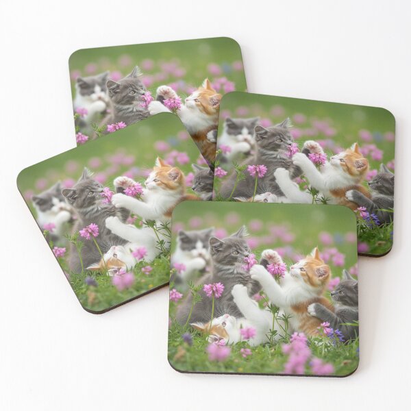 Item preview, Cats and flowers designed and sold by ArtDigitalTop.
