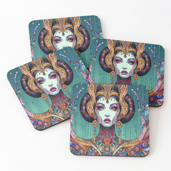 Item preview, Queen Amidala Ornamental Art Print designed and sold by  Ojo de Lilith.