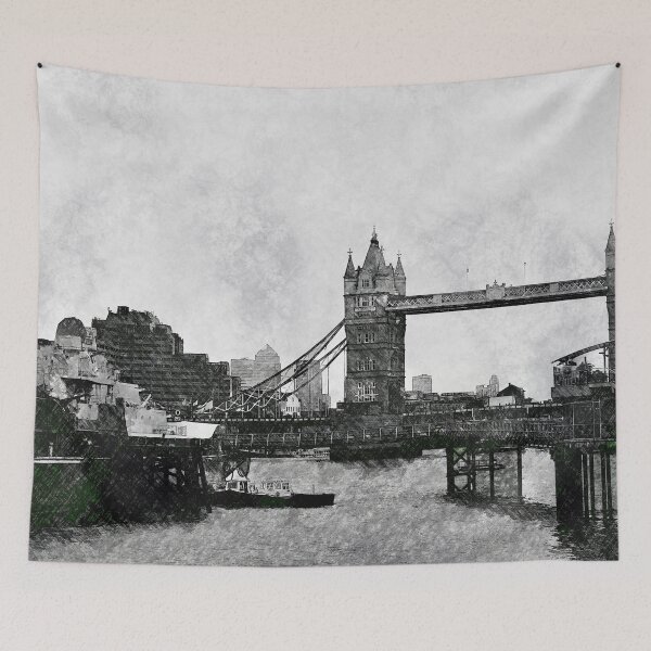 Item preview, Life on the Thames - London, England designed and sold by NaturePrints.