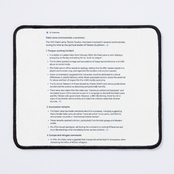 Item preview, ai dalai lama summary designed and sold by BabeXbox.