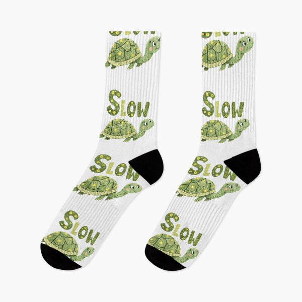 Item preview, Slow Turtle Illustration | Cute Lazy Tortoise Design | Take It Slow Art designed and sold by PnrArtDesign.