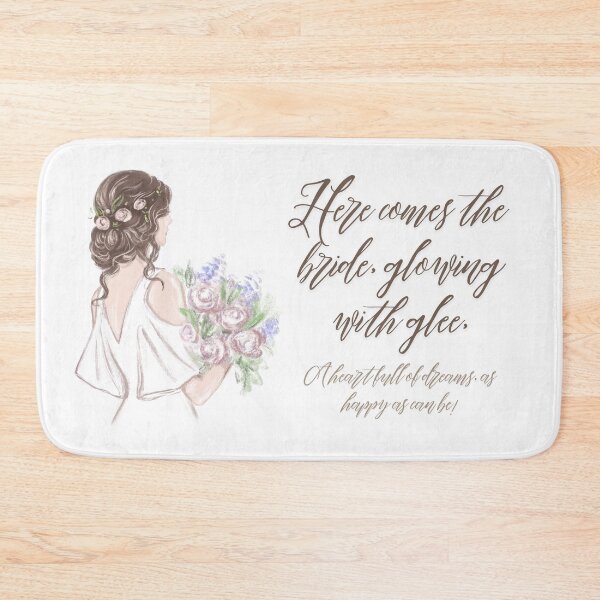 Item preview, Here Comes the Bride Quote designed and sold by indepthdesigns.