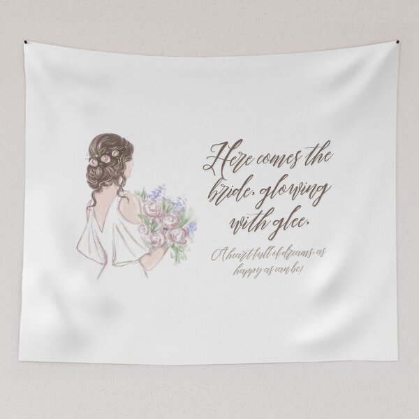 Item preview, Here Comes the Bride Quote designed and sold by indepthdesigns.