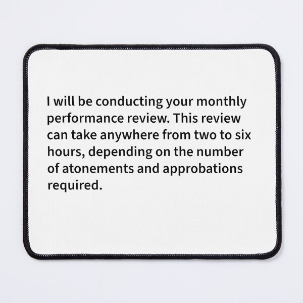 Item preview, Severance Performance review designed and sold by Redfiredragon.