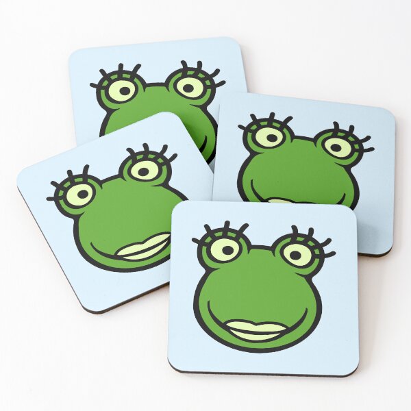 Item preview, Frog Woman Girl Funny Pretty Female Smile Happy designed and sold by shirt-o-mat.