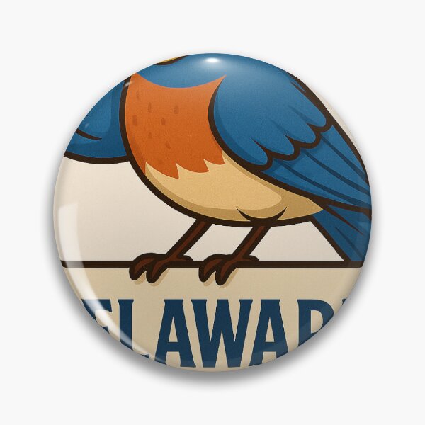 Item preview, Delaware Blue Hen State Bird Sticker designed and sold by Adhesivedino.